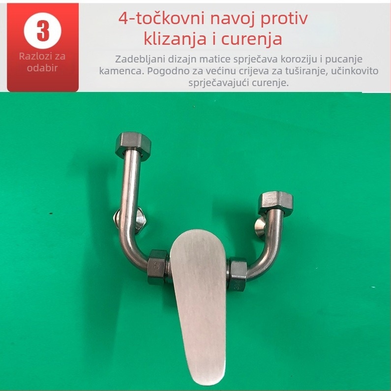 Kombinirani ventil za električni bojler od 304 nehrđajućeg čelika, priključak 1/4-inch, radni tlak 1,2 MPa, topla voda 75°C