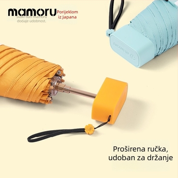 UV zaštitni kišobran za sunce i kišu sa šestokrakom aluminijskim okvirom, tkanina 210T, UPF >50, ručno otvaranje, sklopni i prijenosni