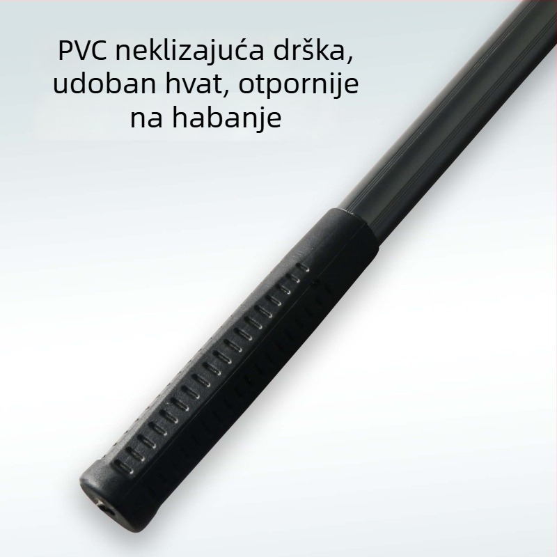 YJ Aquahunter Nova japanskog stila mreža s plosnom glavom, teleskopska, sklopiva, 2 dijela, 113 mm, aluminijska legura, za ribolov i hvatanje rakova