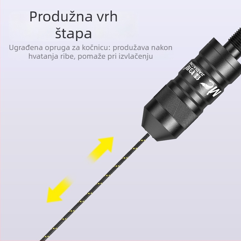 Ribolovna štapa s nosačem za rub mreže i modifikacijskim spojem – Nylon materijal, Brend Jiajiaoni, Kina