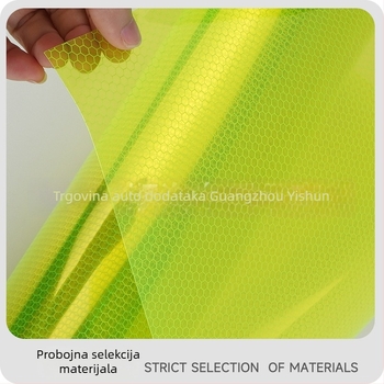 Film za stražnja svjetla automobila – laserski uzorak saćaste mreže, PVC materijal, ljepilo