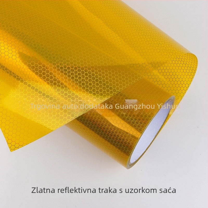 Film za stražnja svjetla automobila – laserski uzorak saćaste mreže, PVC materijal, ljepilo