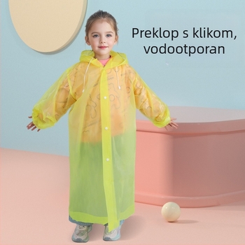 Jednokratna dječja kišna kabanica EVA, pončo za djecu, prijenosni vanjski kišni kaput s PVC ljepilom