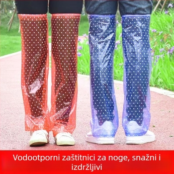 Odrasli pončo za kišu s zaštitom za noge — PVC tkanina, vodootporan, otporan na prljavštinu, debljina tkanine 0.035
