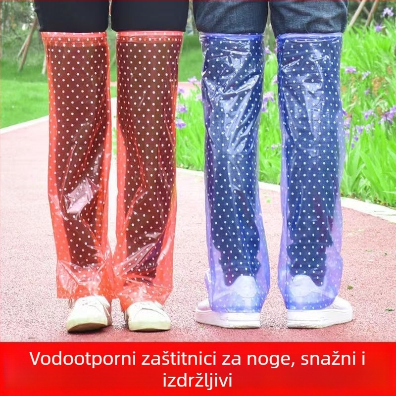 Odrasli pončo za kišu s zaštitom za noge — PVC tkanina, vodootporan, otporan na prljavštinu, debljina tkanine 0.035