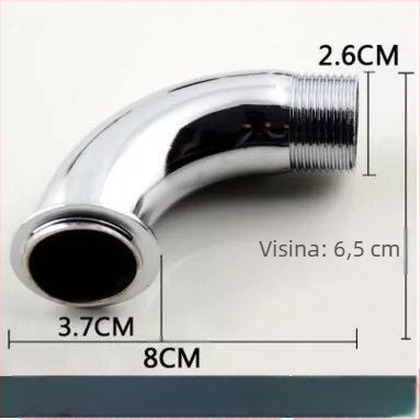 Ventil za ispiranje toaleta – bakar/nerđajući čelik, Quanlongquan, model 556355, šifra proizvoda TB592771572456, mogućnost prilagodbe