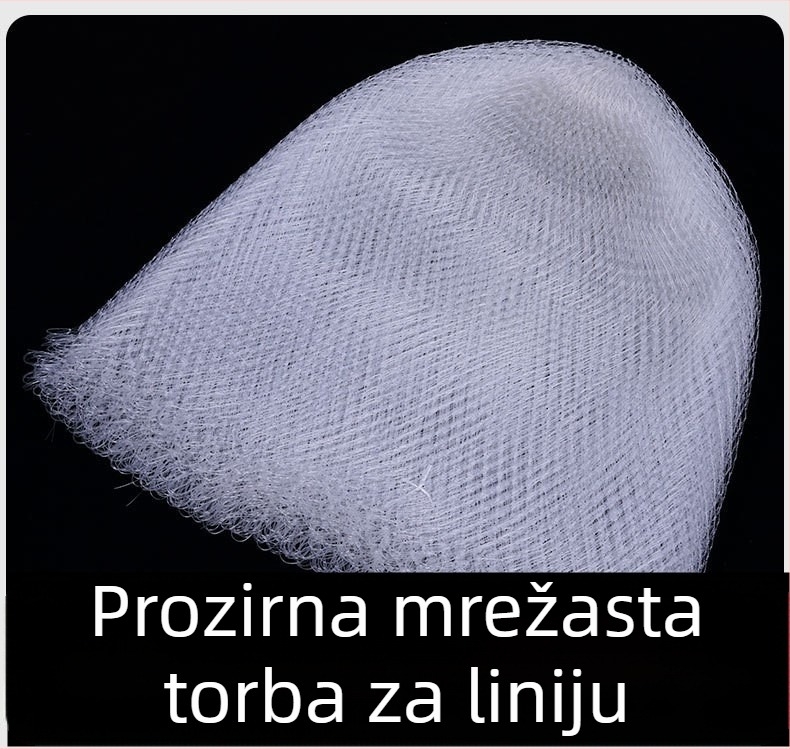 Najlon monofilament glava mreže za ribolov, prozirna