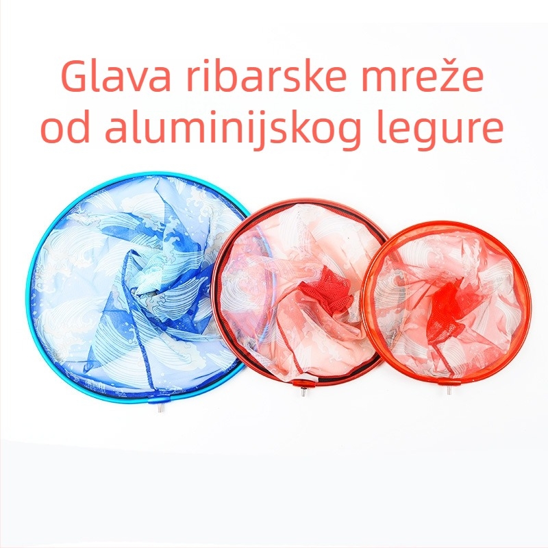 Yujia aluminijska glava mreže za ribolov s malim mrežnim otvorima