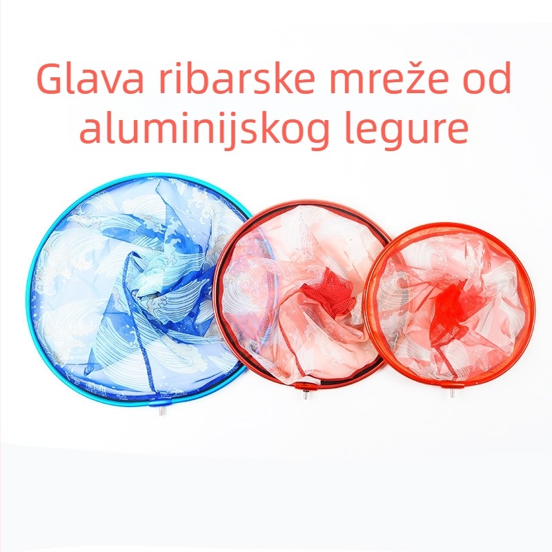 Yujia aluminijska glava mreže za ribolov s malim mrežnim otvorima