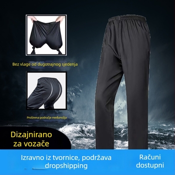 Unisex kišni pončo s vodootpornim hlačama za bicikliste, debeli, otporni na habanje, prozračni