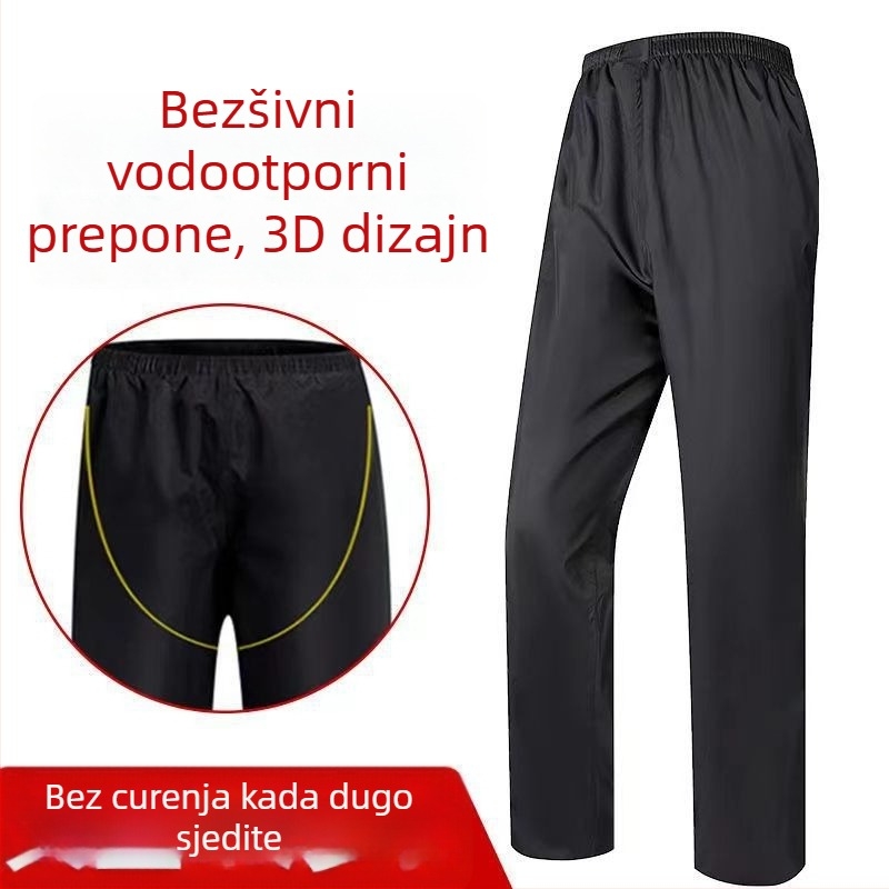 Unisex kišni pončo s vodootpornim hlačama za bicikliste, debeli, otporni na habanje, prozračni