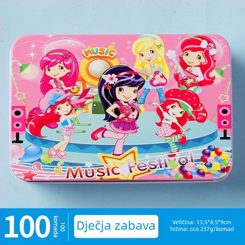 Drveni ravni puzzle za djecu, mogućnost DIY, pakiran u OPP vrećicu, za uzrast 4–6 godina.