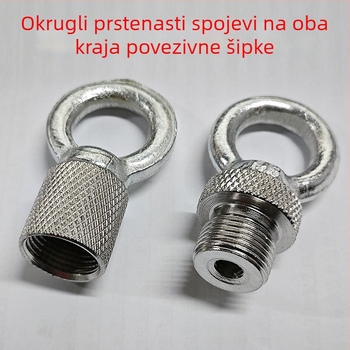 Prilagođeni cijevni spojnici s navojem, ugljični čelik, redukcijske i konverzijske glave, muško/žensko spojnice za stupove