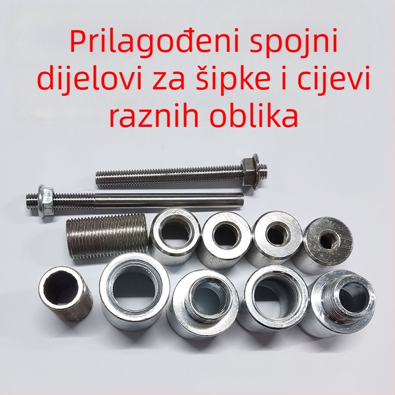 Prilagođeni cijevni spojnici s navojem, ugljični čelik, redukcijske i konverzijske glave, muško/žensko spojnice za stupove