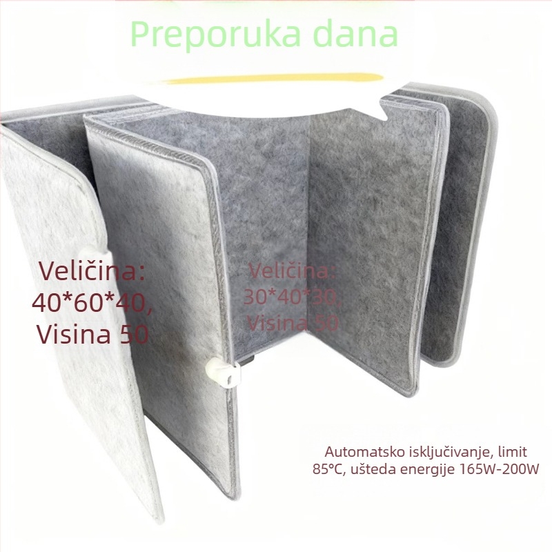 Podloga za grijanje stopala napajanje preko mreže — 220 V, 165 W, model Nhx-01, Sheng dehui