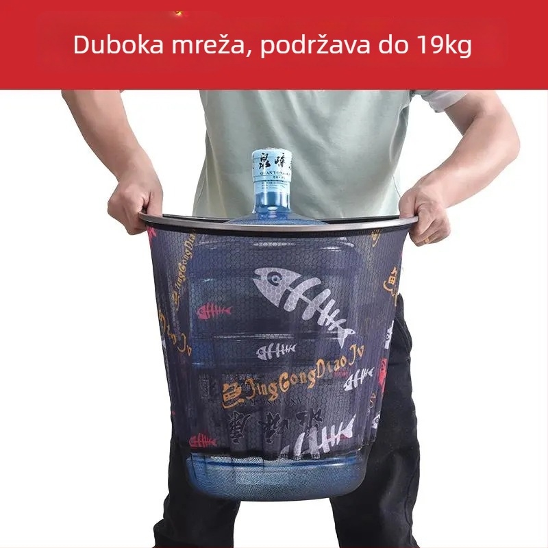 Glava mreže za natjecateljski ribolov – aluminijska legura, dizajn protiv zakačivanja, ultra-letta, produbljena glava mreže
