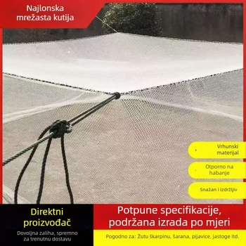 Najlon mreža za kavez s poklopcem za akvakulturu, 10 očiju