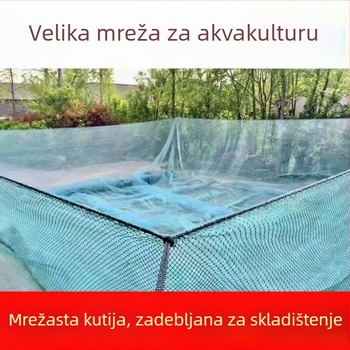 Najlon mreža za kavez s poklopcem za akvakulturu, 10 očiju