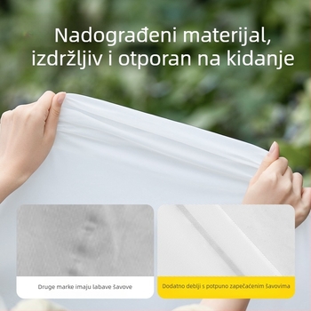 Jednokratno PEVA pončo za planinarenje, za odrasle, jedna osoba