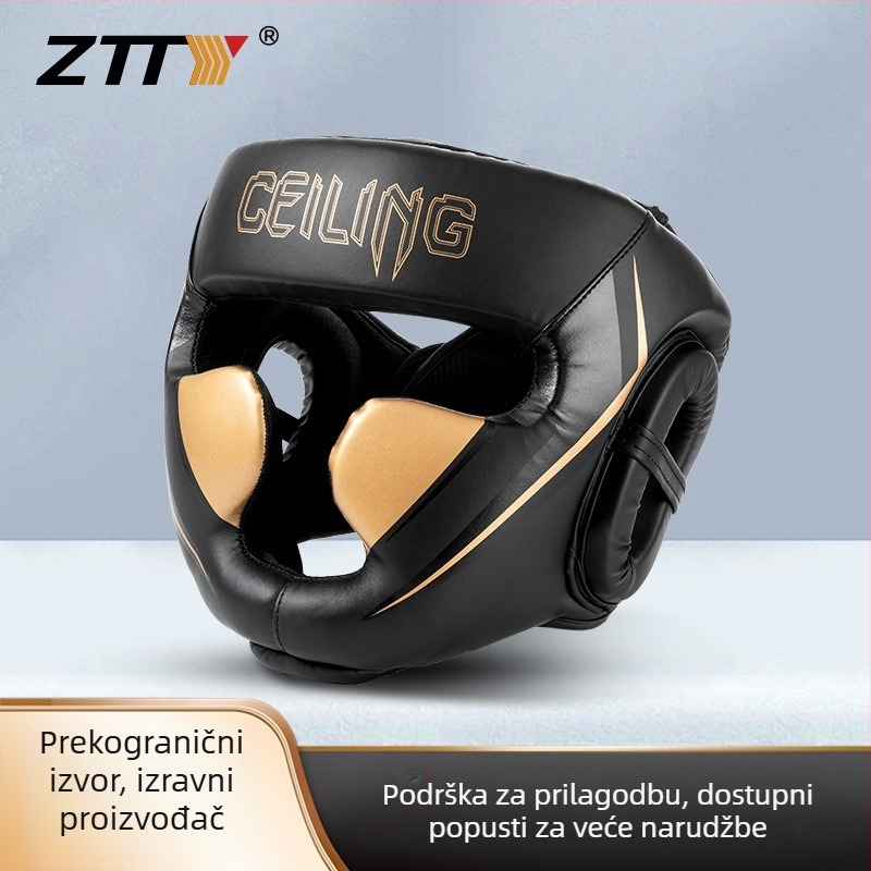 Boxerska kaciga ZTTY PU, vertikalni stil, 360 g, model 12