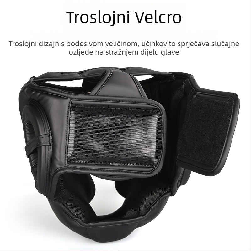 Boxerska kaciga ZTTY PU, vertikalni stil, 360 g, model 12