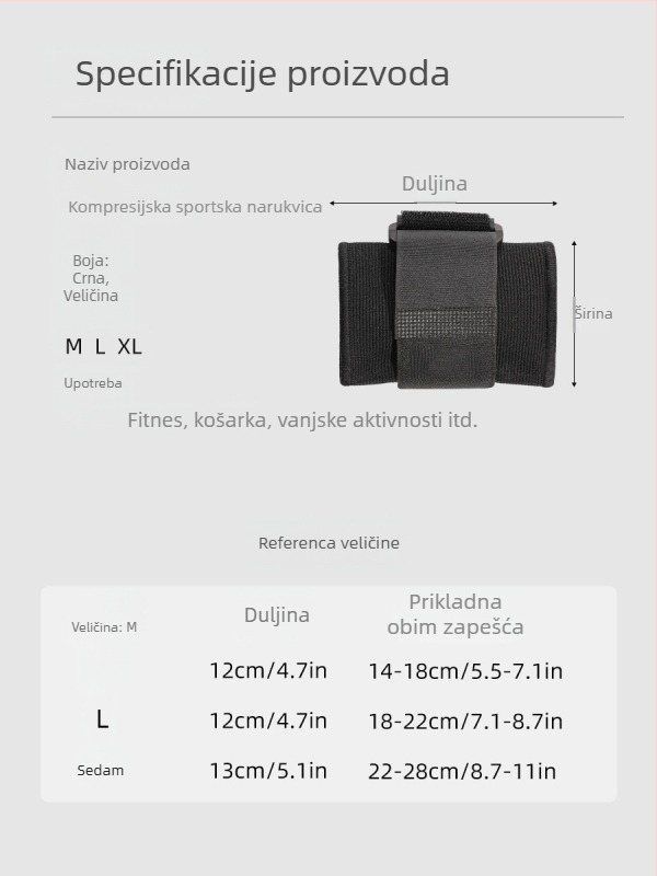 Zaštitno zapešće za stolni tenis i badminton – najlon, za odrasle, zaštita zapešća
