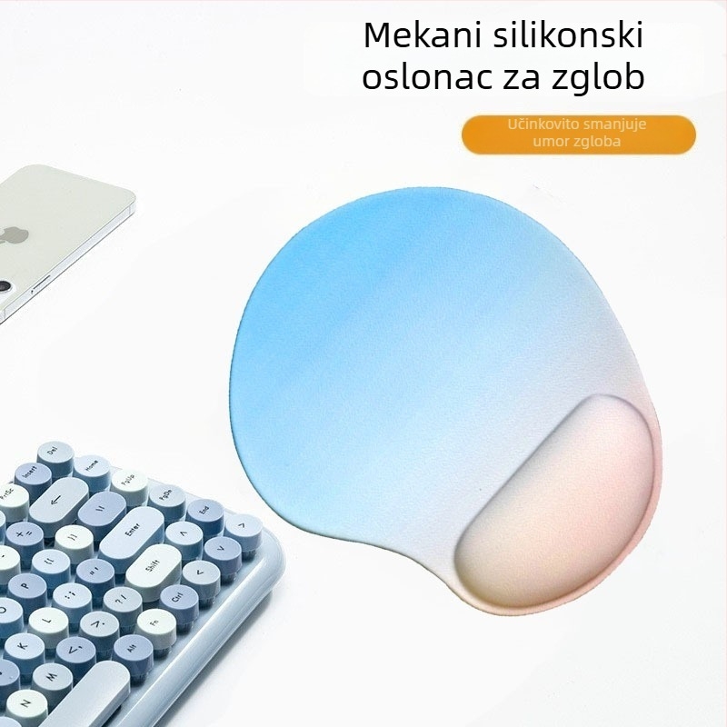 Silikonska podrška zgloba miša – protivklizni jastučić, za ured i gaming