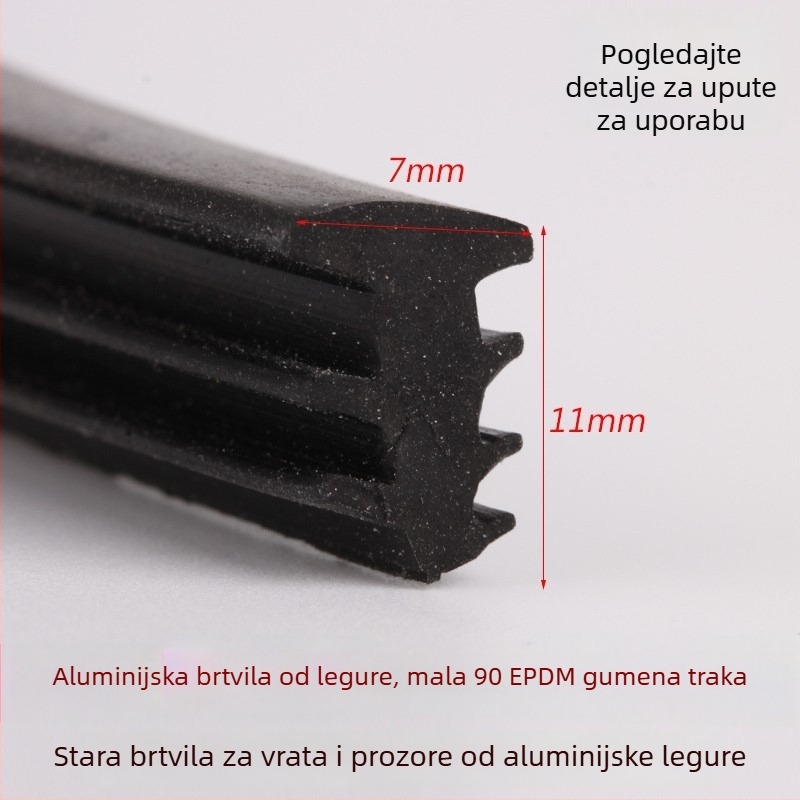 Top Valley Model 90 Aluminijska legura brtvene trake za prozore i staklo – Otporne na habanje, starenje i koroziju