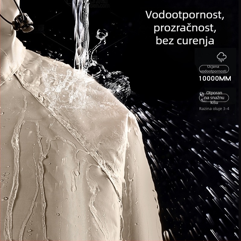 Kišni pončo za električna vozila i motocikle, Oxford platno, TPU film, za odrasle, 1 osoba