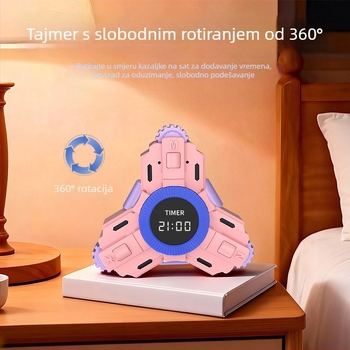 Tri u jedan: višenamjenski timer s digitalnim brojačem koraka, prijenosno elektroničko uređaj s napajanjem baterijom