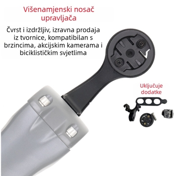 Držač Garmin biciklističkog računala – MTB i cestovni bicikl, aluminijska legura, KOCEVLO, unisex