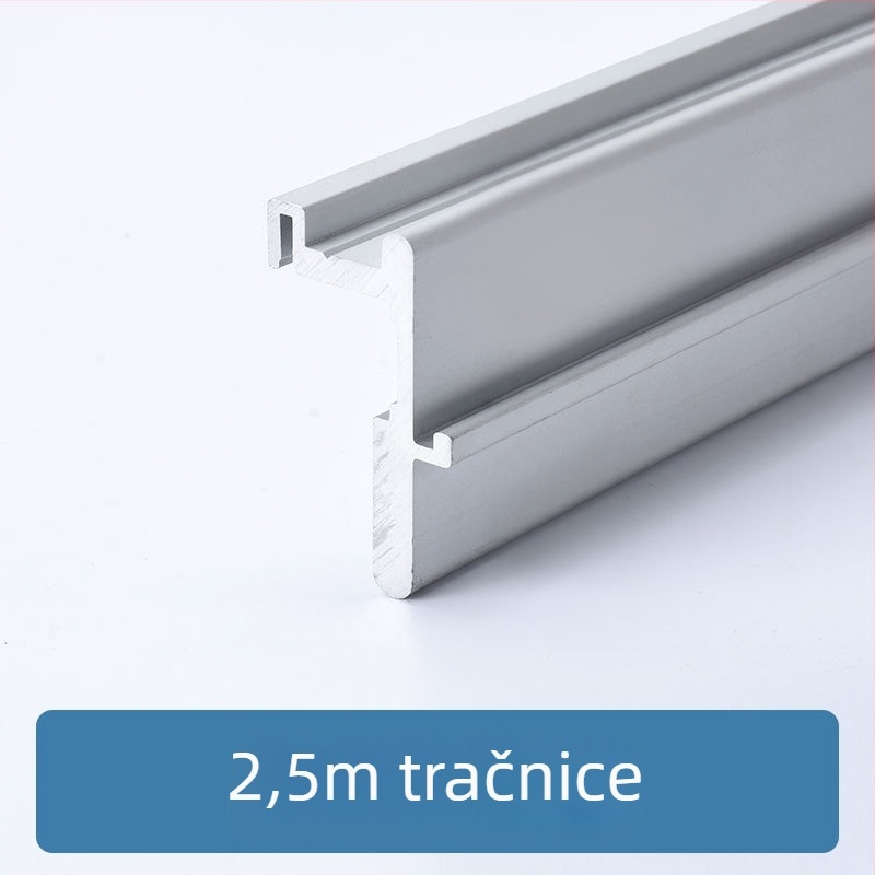 Hardver za sklopna vrata – ovjesni kotačić bez donje šine; aluminijska legura, moderni minimalistički stil, prilagodljiva obrada, Topo Hardware