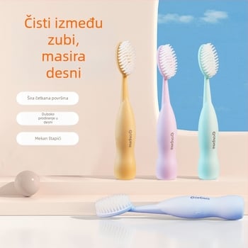 MY Četkica za zube s velikom glavom, Ultra-fine mekane vlakna, Materijal: PP + kukuruzni škrob, Za oralnu higijenu, Rok trajanja 36 mjeseci