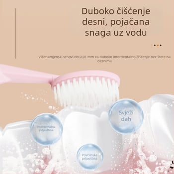 MY Četkica za zube s velikom glavom, Ultra-fine mekane vlakna, Materijal: PP + kukuruzni škrob, Za oralnu higijenu, Rok trajanja 36 mjeseci