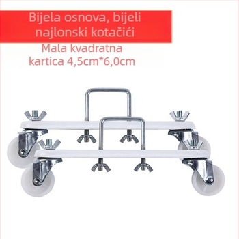 Držač radijatora za električni uljni grijač s univerzalnim kotačićima, od niskougljične čelične, moderan minimalistički dizajn, prilagodljiv