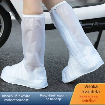 Zaštitne navlake za kišne čizme s visokim krojem, vodootporne, otporne na habanje, protuklizne, PVC