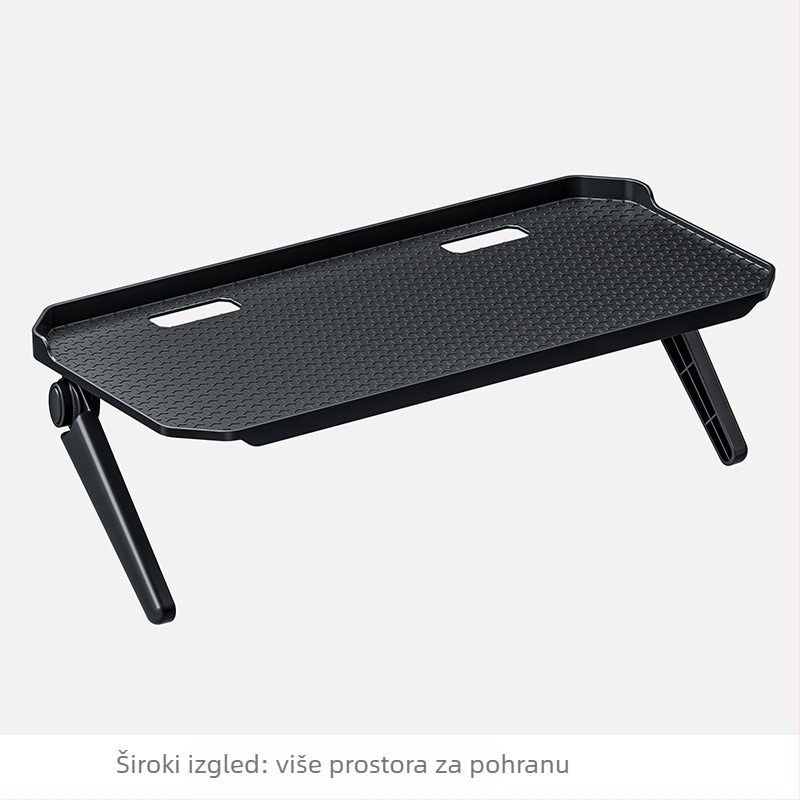 Zidni držač za TV set-top box – 1 etaža, plastični organizator za router i daljinski, bez bušenja, za spavaću sobu i dnevnu sobu
