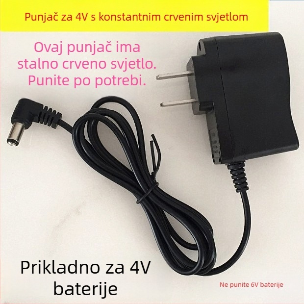 Punjač za elektroničku vagu - univerzalni, 4V/6V, kompatibilan s baterijama
