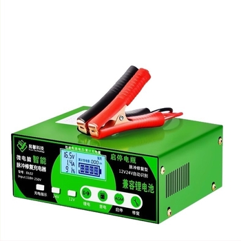 Punjač baterija automobila 12V/24V za olovno-kiselinske i litijske baterije, izlaz DC 12.6V 10A, ROHS