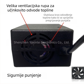 58.8V 3A litij baterija punjač, ulaz AC 100-240V, izlaz 58.8V, za 48V litijske baterijske pakete za električne skutere