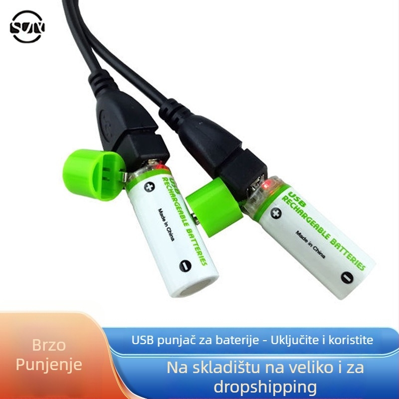Sheng Jieyu Ni-MH punjač za baterije, USB dvostruki port, 5V ulaz/5V izlaz, ROHS