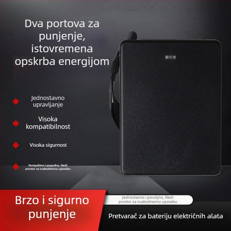 Punjač za polimerne litijeve baterije, ulaz AC 100–240 V, izlaz 5V 2A, CE certifikat