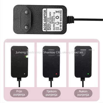 Punjač litijeve baterije 18650 Li-Polimer, 8.4V 2A, Ulaz AC110-220V, Izlaz DC 8.4V 2A, Za baterijske pakete