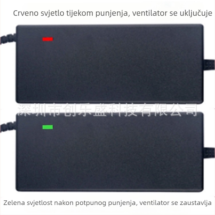 Punjač Li-ion baterija za 18650 polymerne ćelije, 16.8V 10A, ulaz AC100-240V, serija 16.8V, pakirano u vrećicu