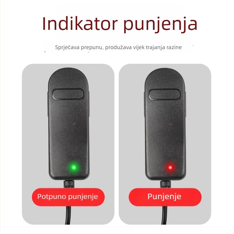 Level punjač za baterije s Type-C priključkom – ulaz 100-240V, izlaz 5V-2.2A brzo punjenje
