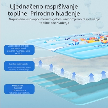 Hlađenje podloga za pse – otporna na ogrebotine, plastična
