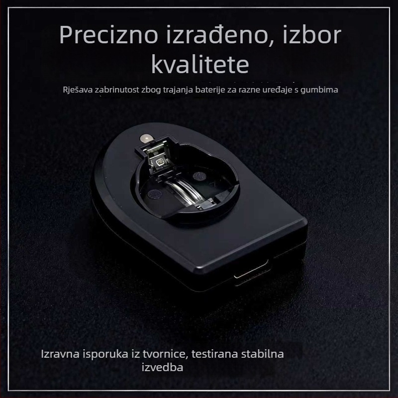 USB punjač za bateriju tipa gumb, ulaz 110-240 V AC, izlaz 2.8–8.7 V, KC certifikat
