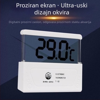 Toplomjer za akvarij — tekućekristalni materijal; Funkcija: mjerenje temperature (Materijal: tekućekristalni; Kategorija: Toplomjer za akvarij; Funkcija: Mjerenje temperature)