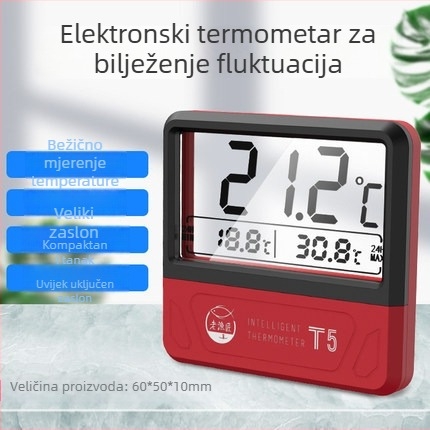Toplomjer za akvarij — tekućekristalni materijal; Funkcija: mjerenje temperature (Materijal: tekućekristalni; Kategorija: Toplomjer za akvarij; Funkcija: Mjerenje temperature)