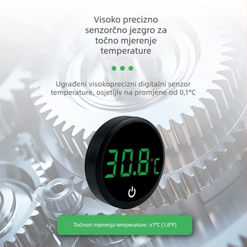 Elektronički termometar za vodu za akvarij i spremnik za kornjače, visokoprecizan digitalni prikaz, ABS kućište, podrijetlo Hebei Hengshui